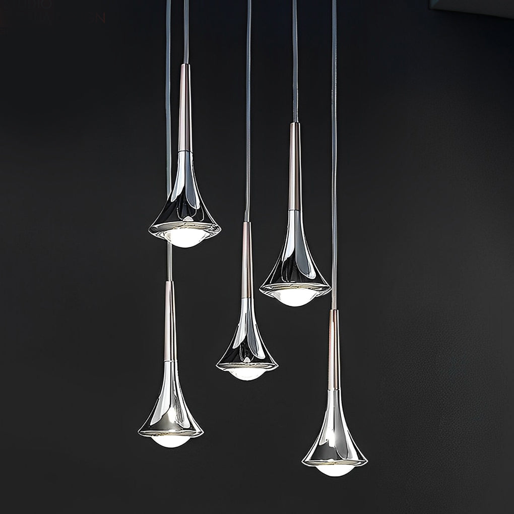 LumenAria Water Drop Nordic LED Pendant For Stairs