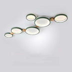 NovaLumen White Gray Metal Ceiling Light Modern Decor