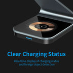 Three-In-One Wireless Charger By MagnaVolt With Magnetic Fast-Charging