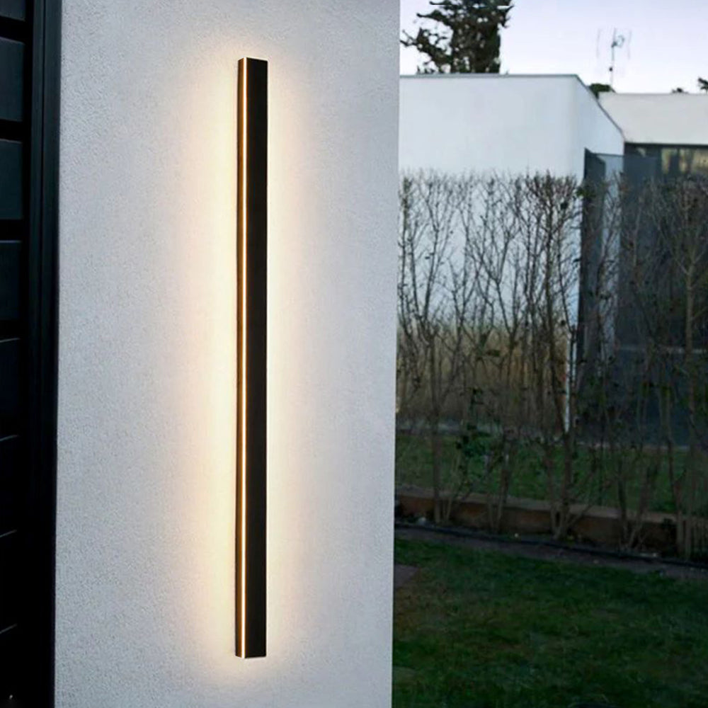 Nyx Black LED Finish Edition Linear Wall Light Outdoor