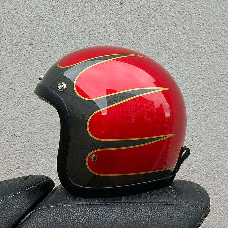 AeroGuard Vintage Fahrradhelm Zertifiziert Für DOT-Standards Und ECE