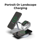 QuattroCharge All In One MagSafe Wireless Charger For iPhone, Apple Watch And Buds