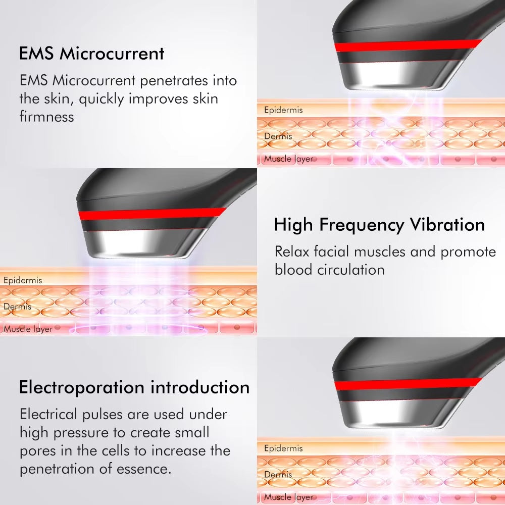 Six In One LED Skin Renewal Tool For Radiant Complexion