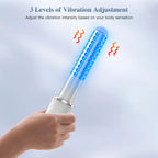 Varita de terapia de luz vibratoria para mujer con temporizador inteligente