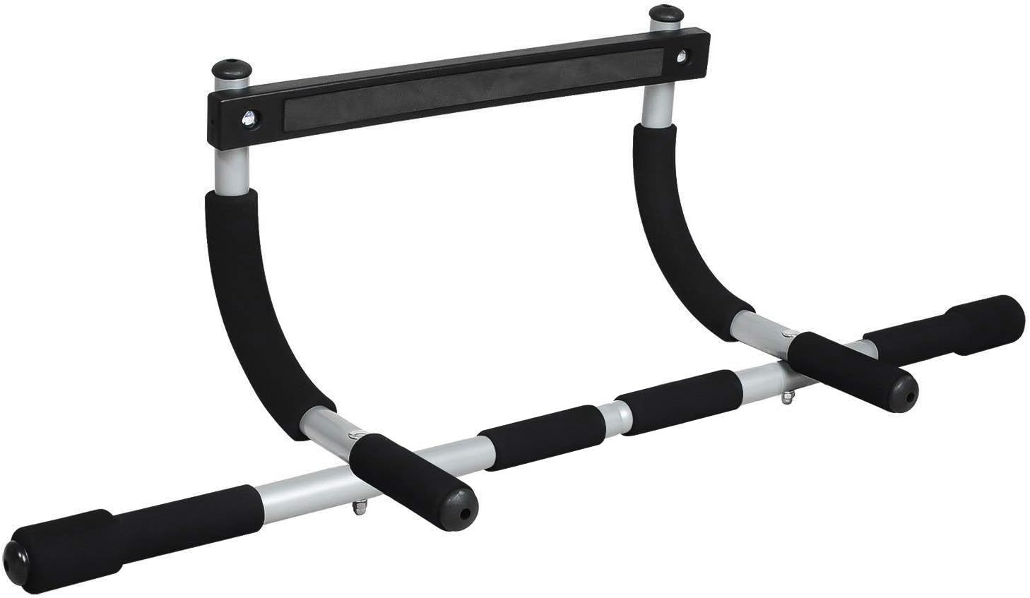 Premium Doorway Pull Up Bar | Multi-Grip, Heavy-Duty Steel Construction, 440 lbs Capacity