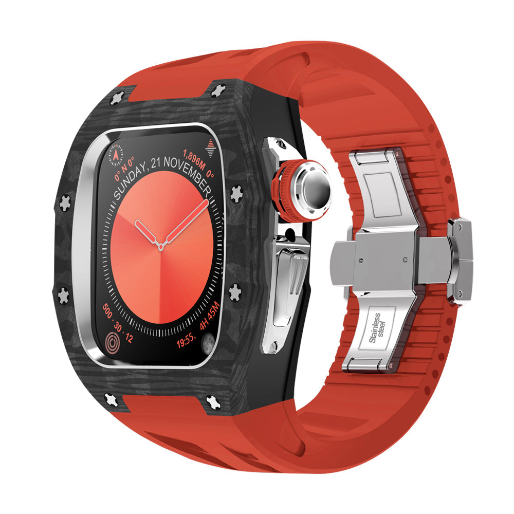 NovaCarb S10 Carbon Fiber And Titanium Apple Watch Retrofit Kit