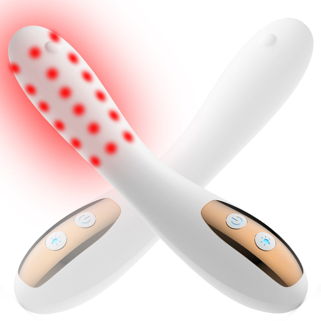 Varita de terapia de luz vibratoria para mujer con temporizador inteligente