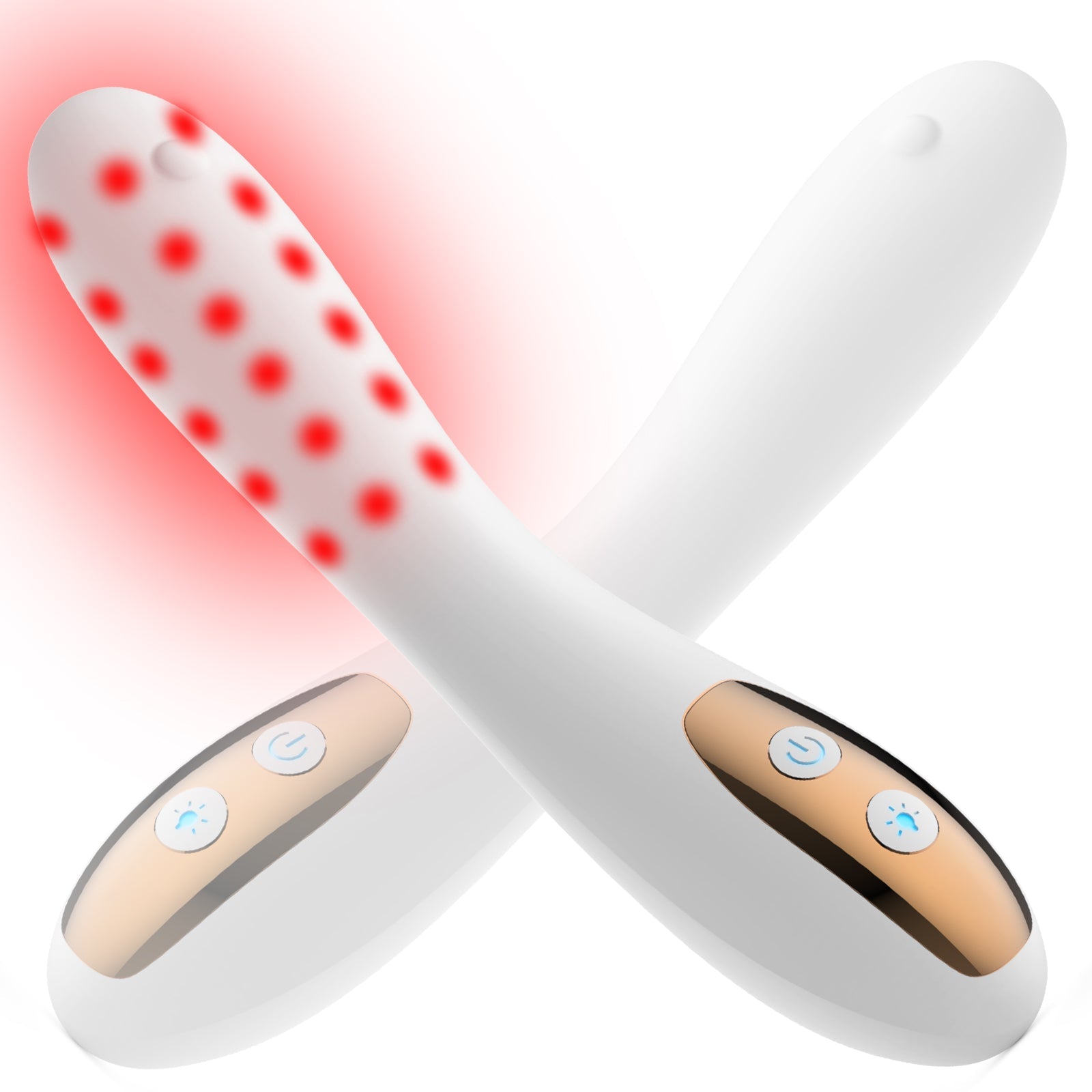 Varita de terapia de luz vibratoria para mujer con temporizador inteligente