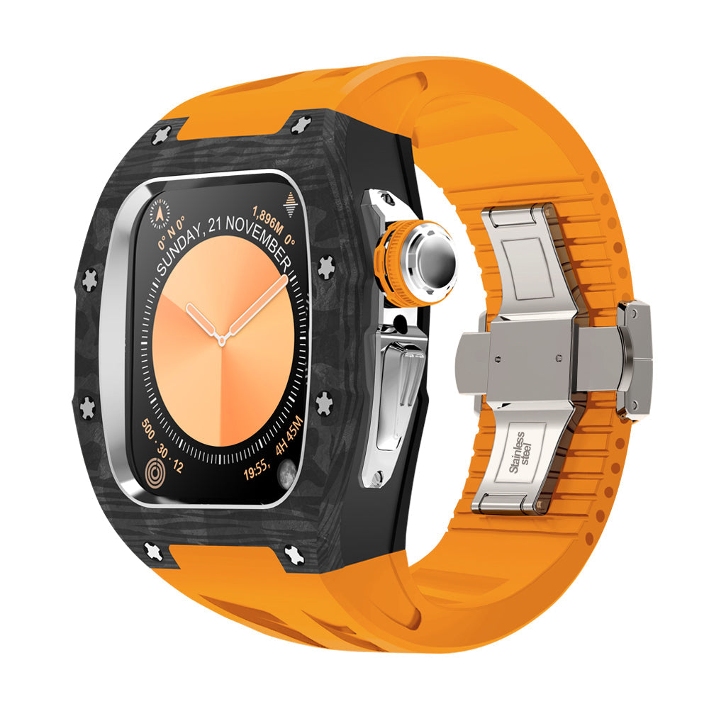 NovaCarb S10 Carbon Fiber And Titanium Apple Watch Retrofit Kit