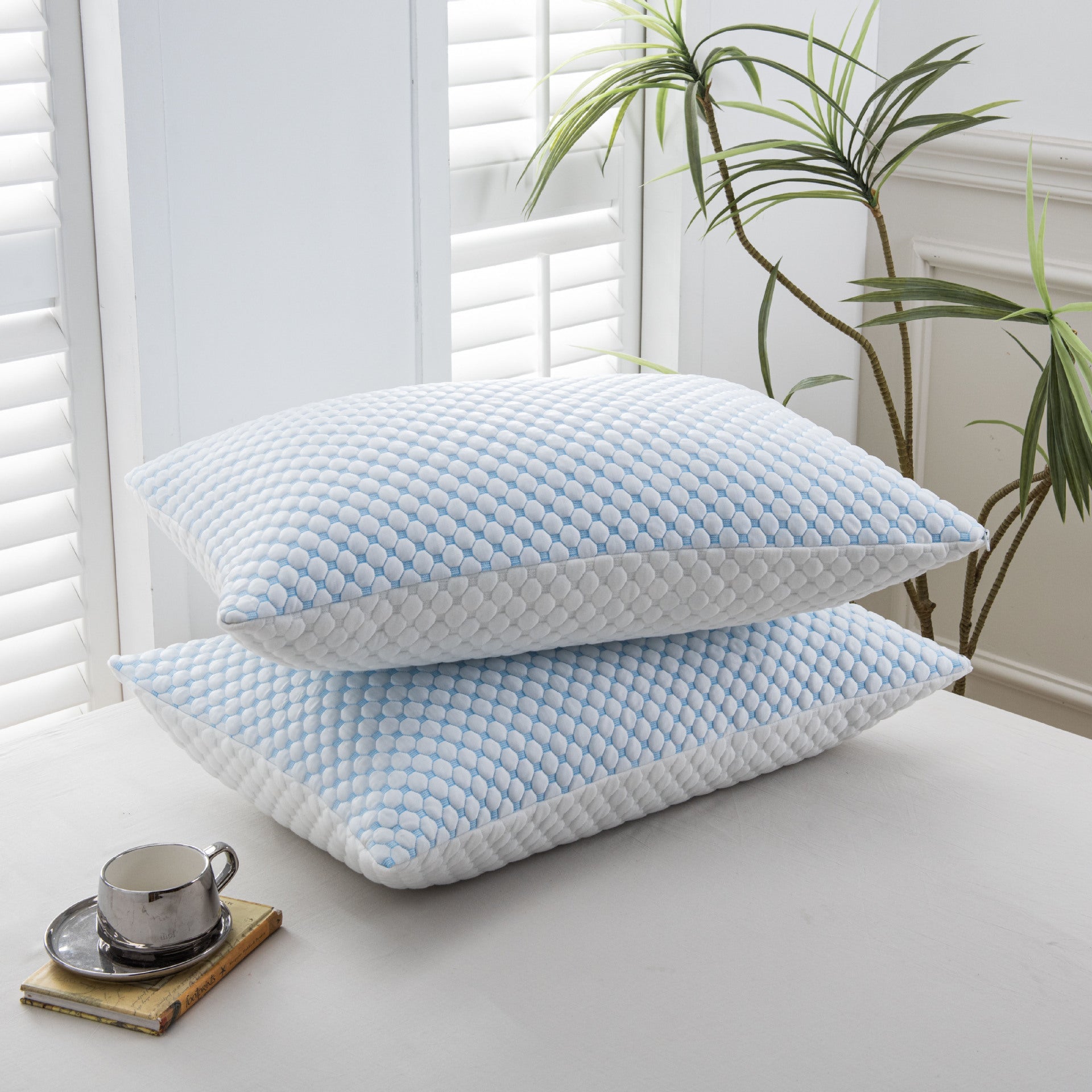 BambooRest Kylkudde i Memory Foam med Bambufiber för Nackstöd, Andningsbar