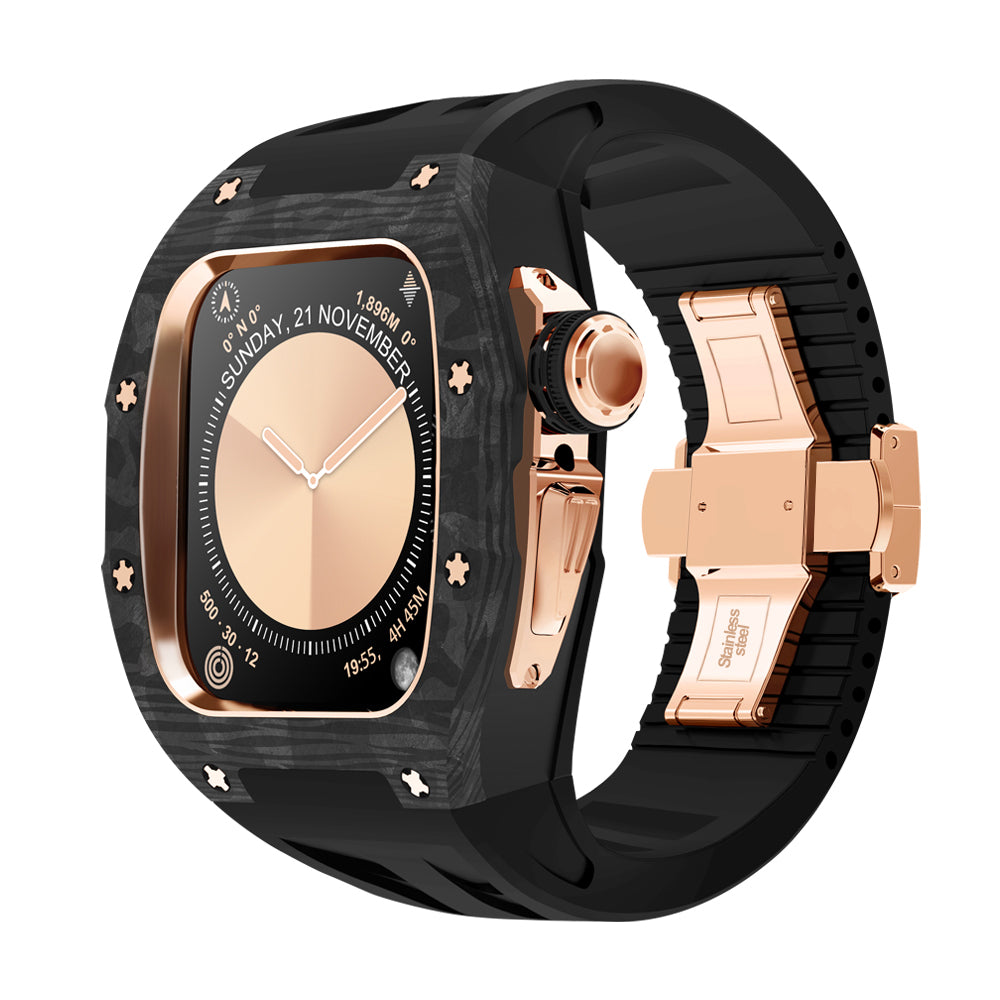 NovaCarb S10 Carbon Fiber And Titanium Apple Watch Retrofit Kit