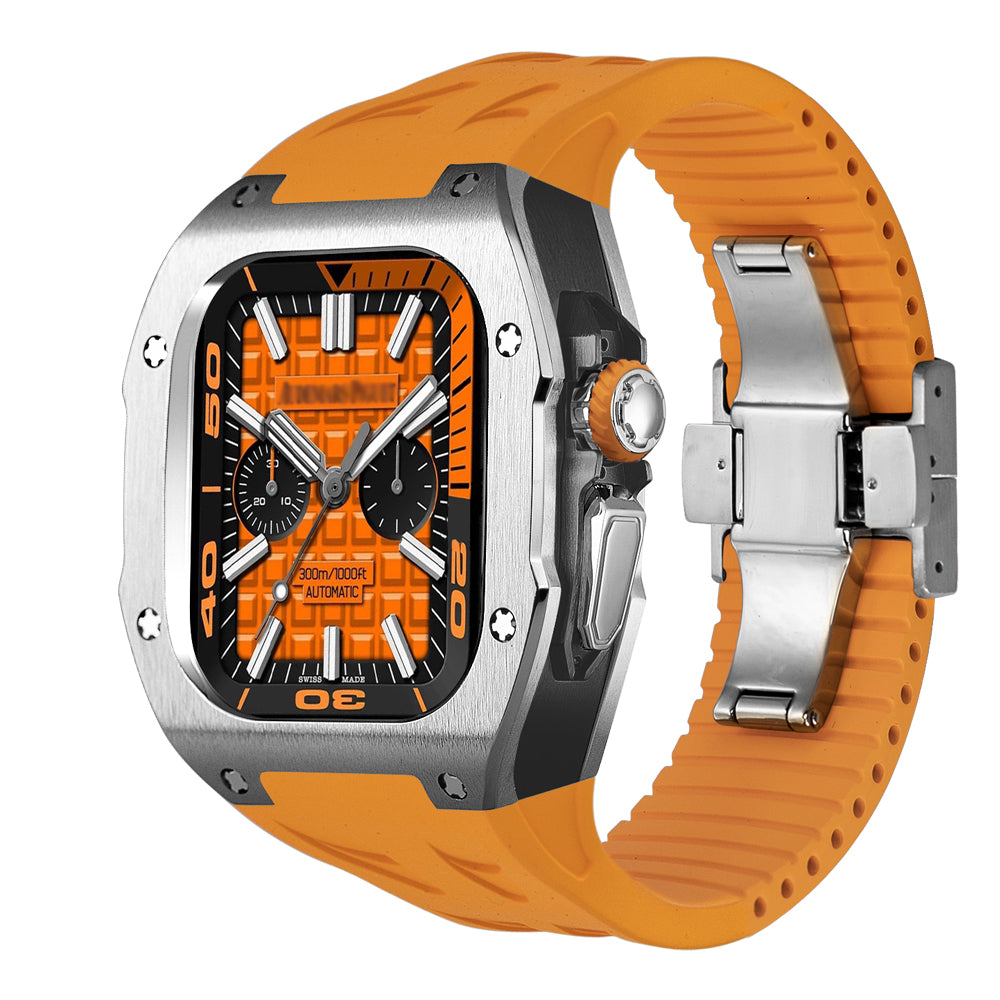AstraGuard Titanium Case With Fluor Rubber Strap For Apple Watch Ultra