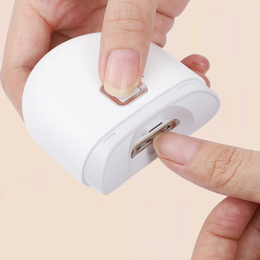 Coupe-ongles électrique avec coupe automatique et polissage pour tous les âges