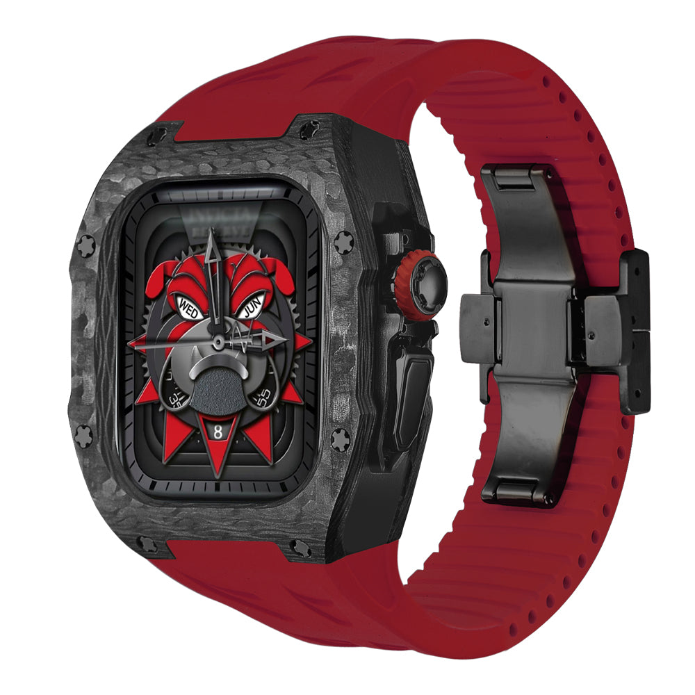 Novex Karbonfibersett for Apple Watch Ultra Retrofit-etui