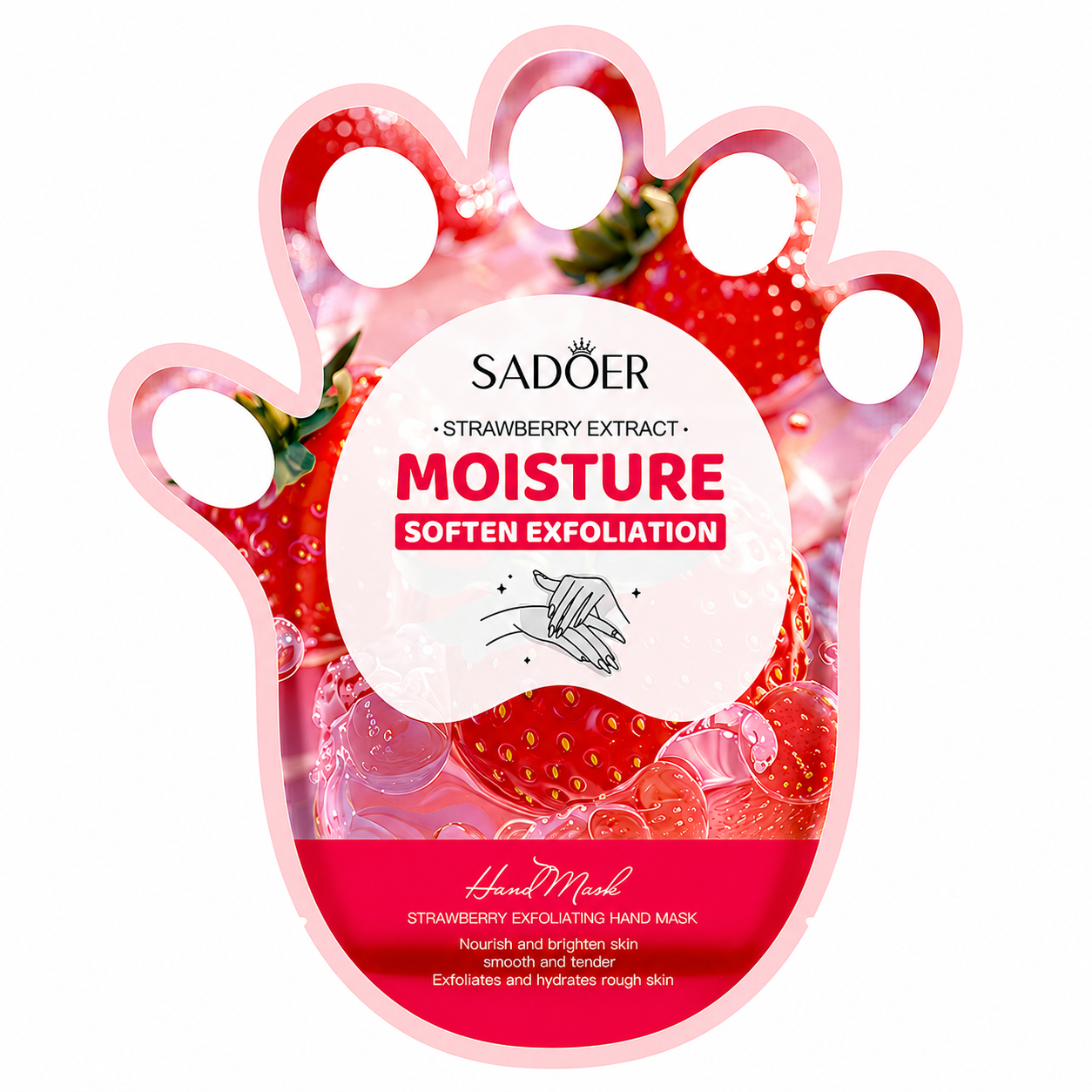 Nourishing Hand Mask – 12 Pairs | Intensive Hydration with Niacinamide & Botanical Extracts