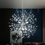Lampada a sospensione Asterra Crystal Dandelion con pendente a soffitto, lampada moderna
