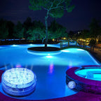 Remote-Controlled LED Light For Pools With Waterproof Magnetic Suction For Outdoor Use