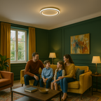 Lampu Siling LED Boleh Laras SkagaNova Nordic Dalam Putih Hangat