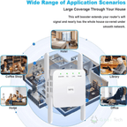 AeroLink Ultra Dual-Band WiFi Extender For Home Use And Garden