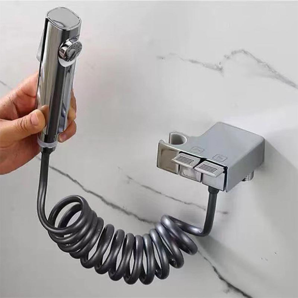 AquaKey Pulverizador de Bidé Manual Ajustável com Controlo Estilo Piano para Sanita