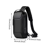 Cortina USB Charging Crossbody Bag With Anti-Theft For Travel Security