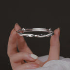 Braided Sterling Silver Bracelet From Timeless Elara For Women