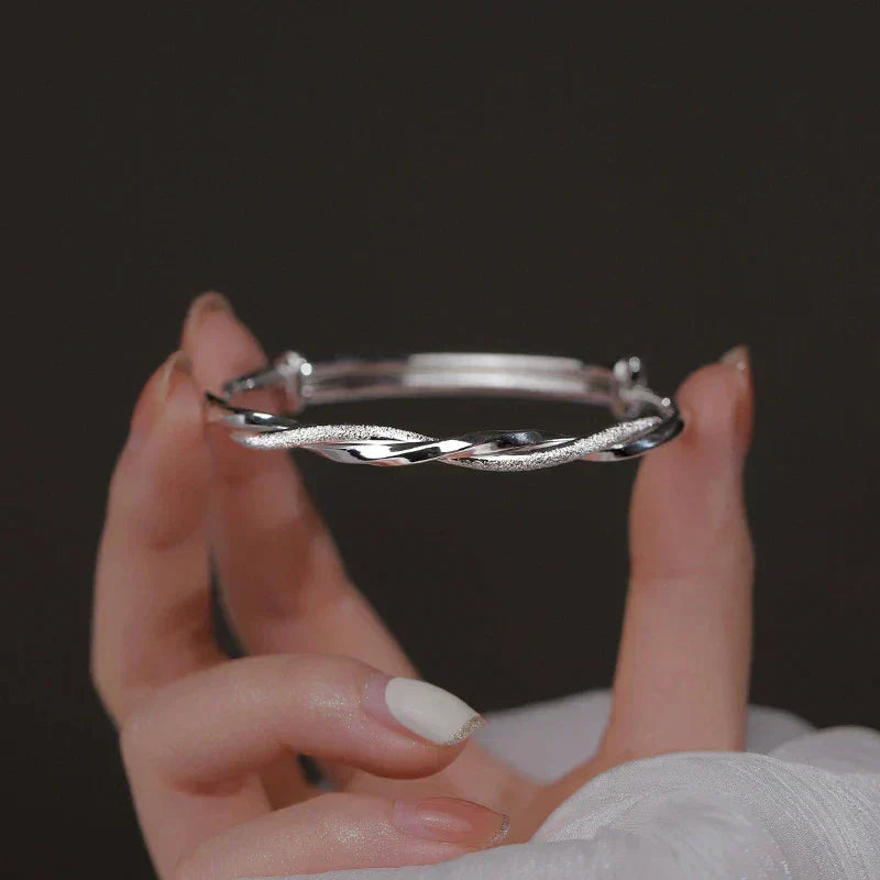 Braided Sterling Silver Bracelet From Timeless Elara For Women