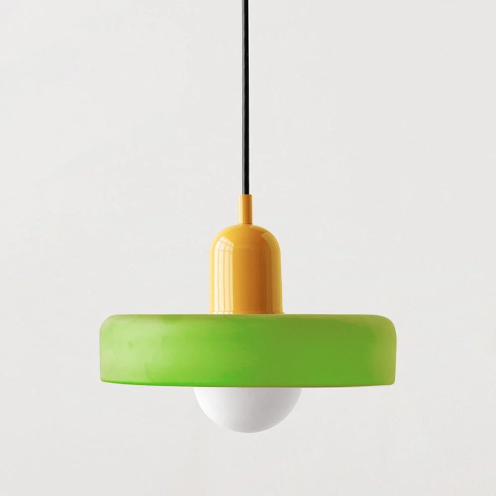 Bauhaus Aurelo Colored Glass Pendant Light For Dining Rooms