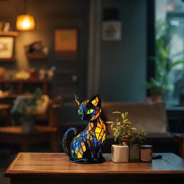 Lumikat Handmade Glowing Cat Lamp – Ambient Lighting and Gift