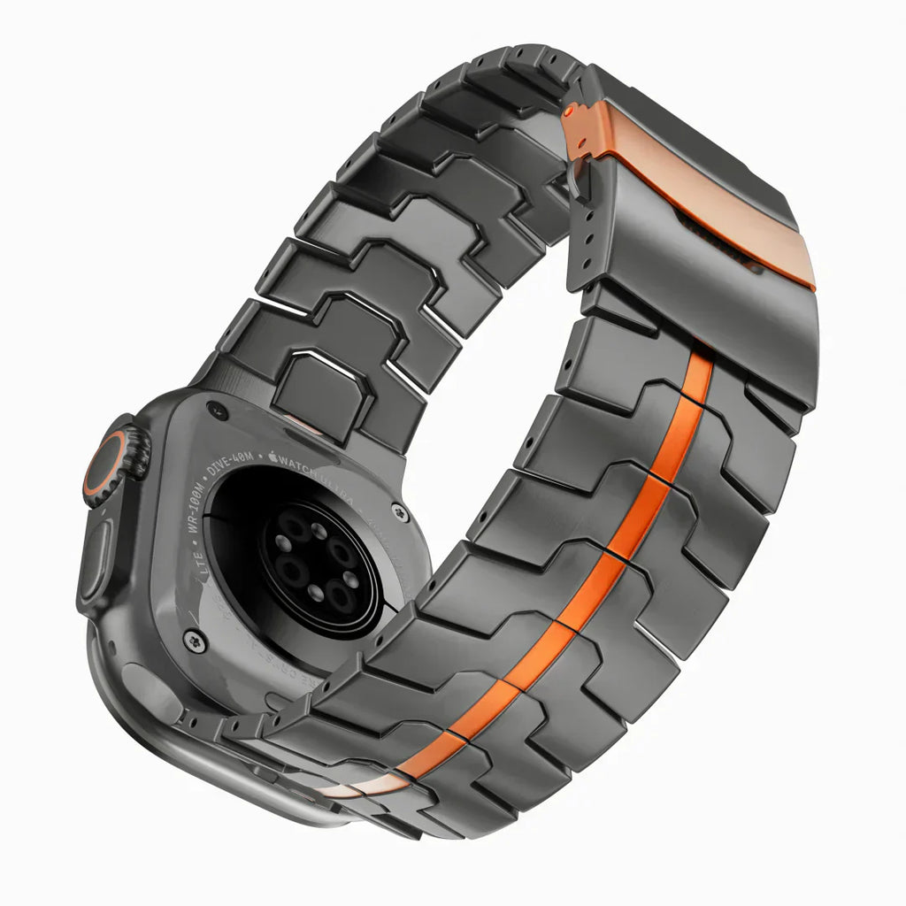 Tali Titanium Aurex Ringan Gred Dua Titanium Tahan Lama Serasi Dengan Apple Watch