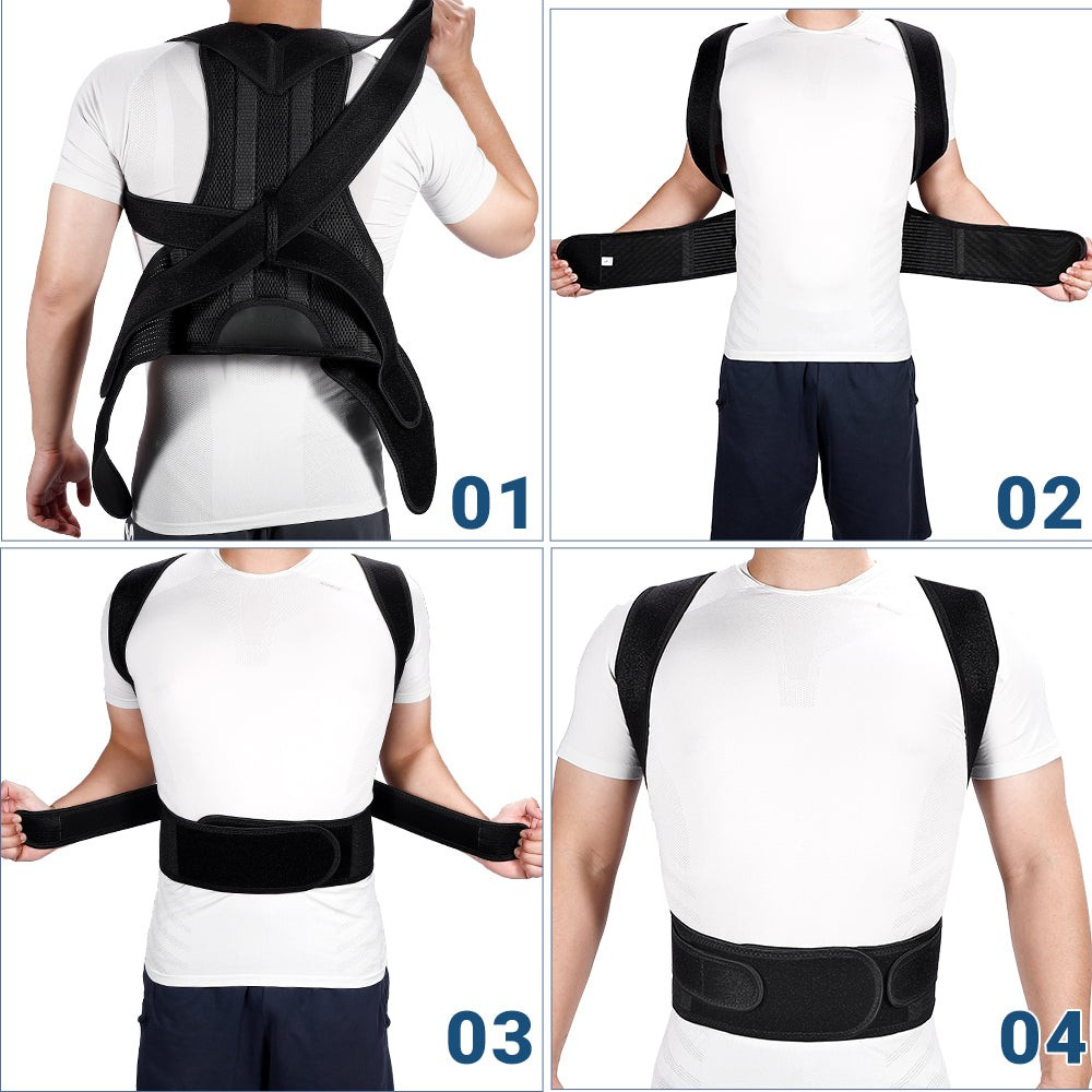 AlignEase Unisex Lumbar Support Brace For Daily Comfort And Alignment