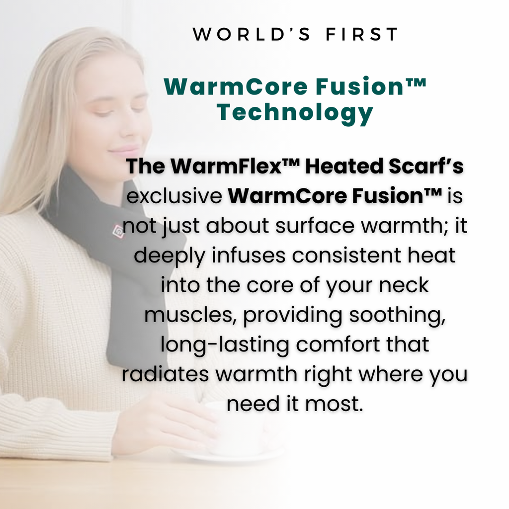 ThermaLuxe Heated Neck Warmer For UK Winters Comfort On The Move