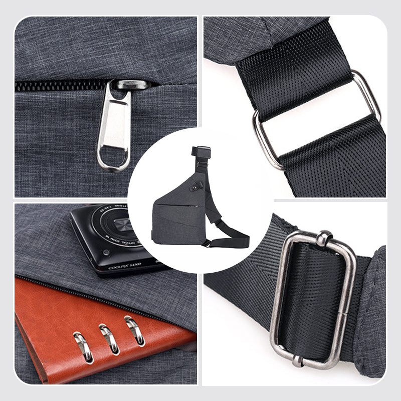 NovaGuard Shield Sling Bag With Secure Pockets For Travel And Everyday Use