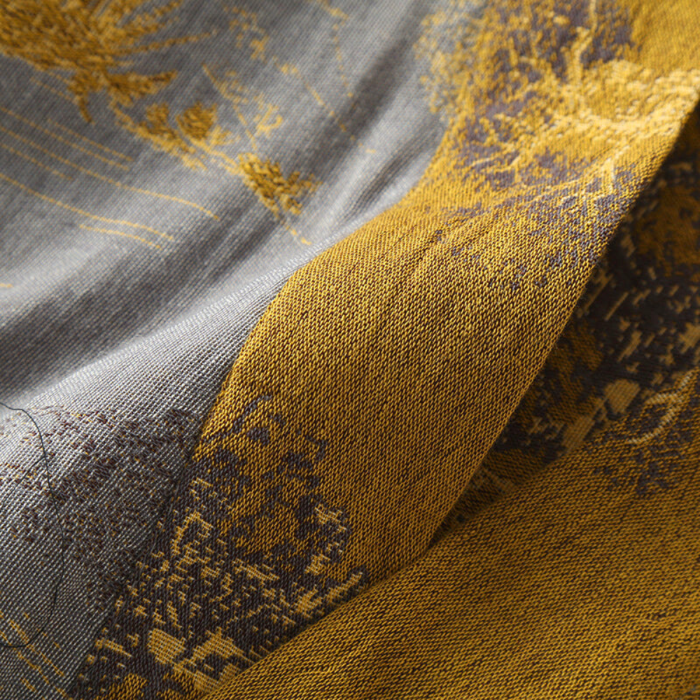 Kimono de détente en coton pur Élégance Rustique pour femmes