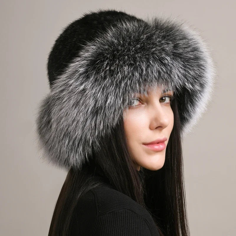 Vellara Mink Fur Hat For Winter Warmth And Everyday Luxury