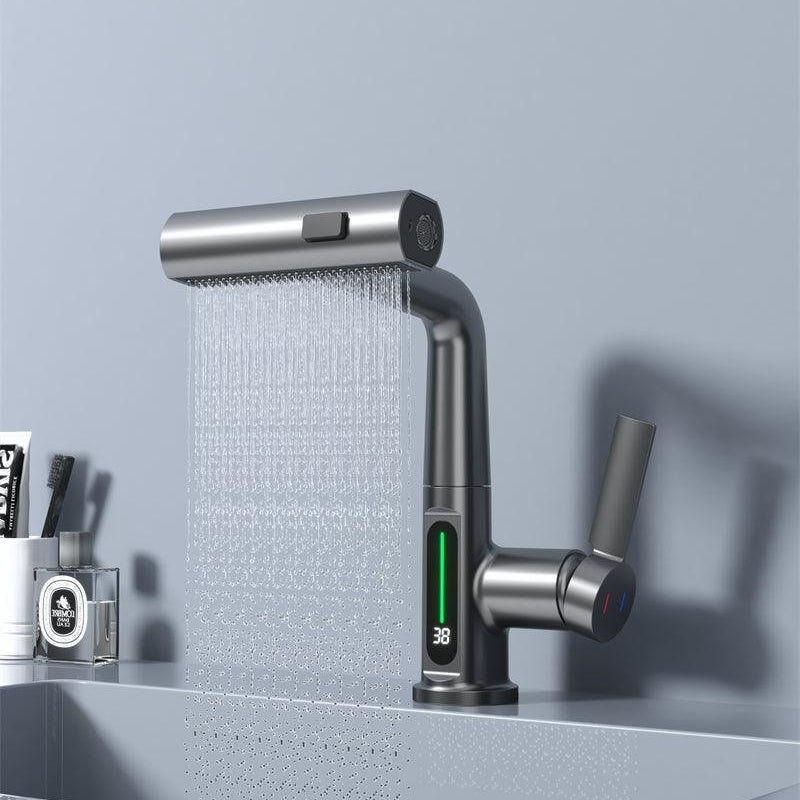 Vellaro Brass Faucet For Hot Or Cold Water, Single-Hole Design