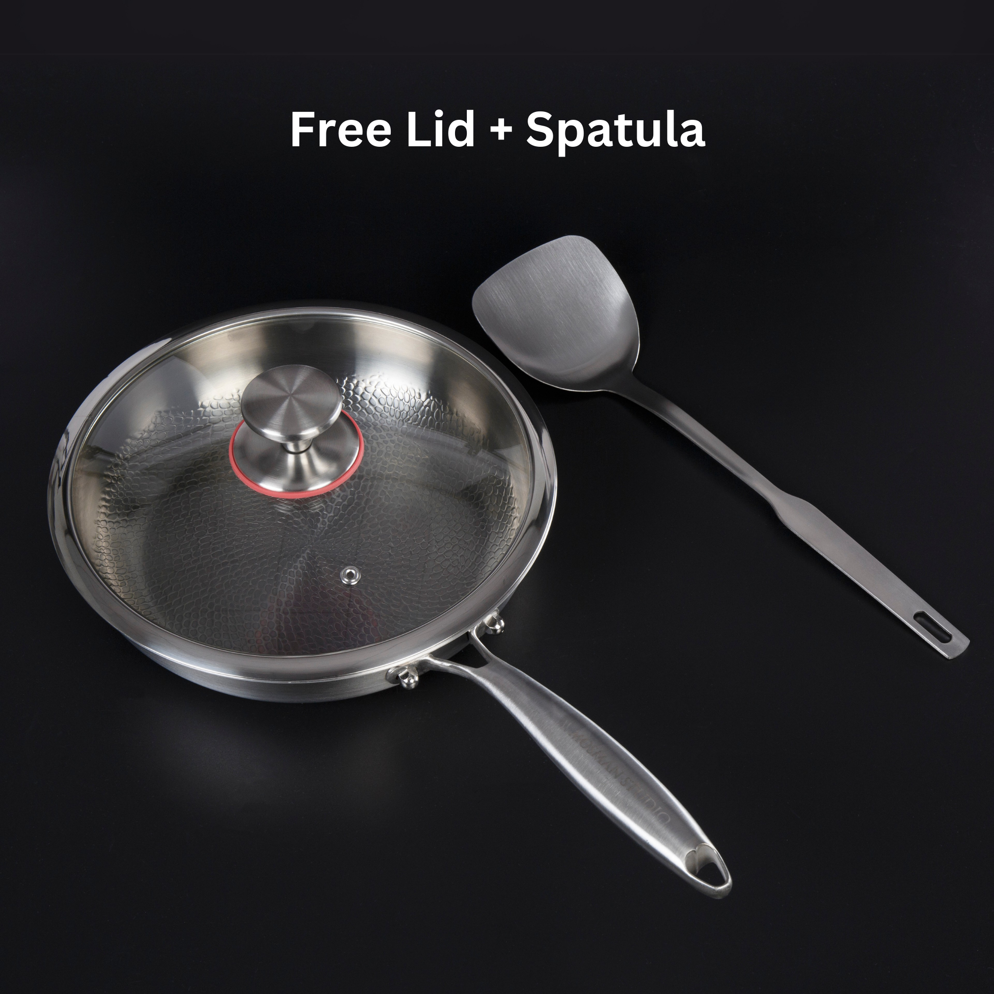 NovaTi No-Coating Frying Pan With Titanium Interior Nonstick