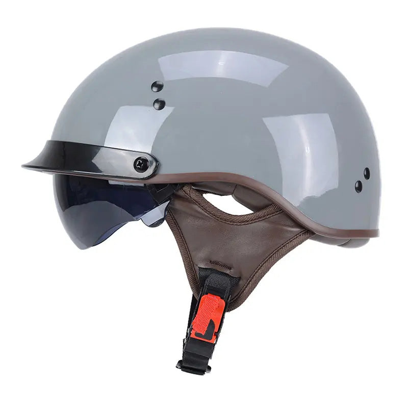 AeroShield Street Riding Helmet With Sunglasses Style UV Visor DOT Approved