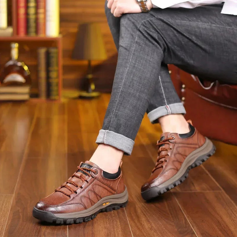 Zapatos para Hombre StrideFlex con Soporte de Arco Cosido a Mano y Suela Antideslizante