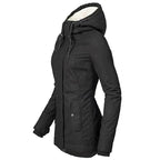 Nordhaven Women's Quilted Waterproof Winter Coat With Hood