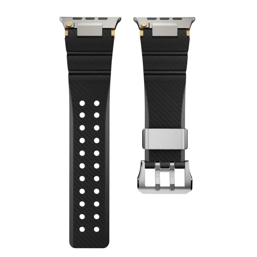 Tali Silikon ArloGear Dengan Reka Bentuk Gaya Mekanikal Untuk Apple Watch