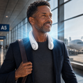 AeroLux Bladeless Nackfläkt, Uppladdningsbar USB C Bärbar Bärbar Kylning