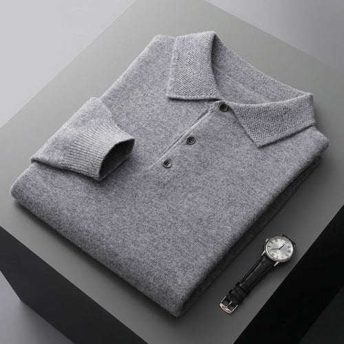 NordicLuxe Cashmere Merino uld polo, Stockholm-stil