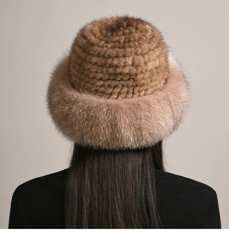 Vellara Mink Fur Hat For Winter Warmth And Everyday Luxury