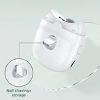 Coupe-ongles électrique avec coupe automatique et polissage pour tous les âges