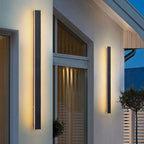 Nyx Black LED Finish Edition Linear Wall Light Outdoor