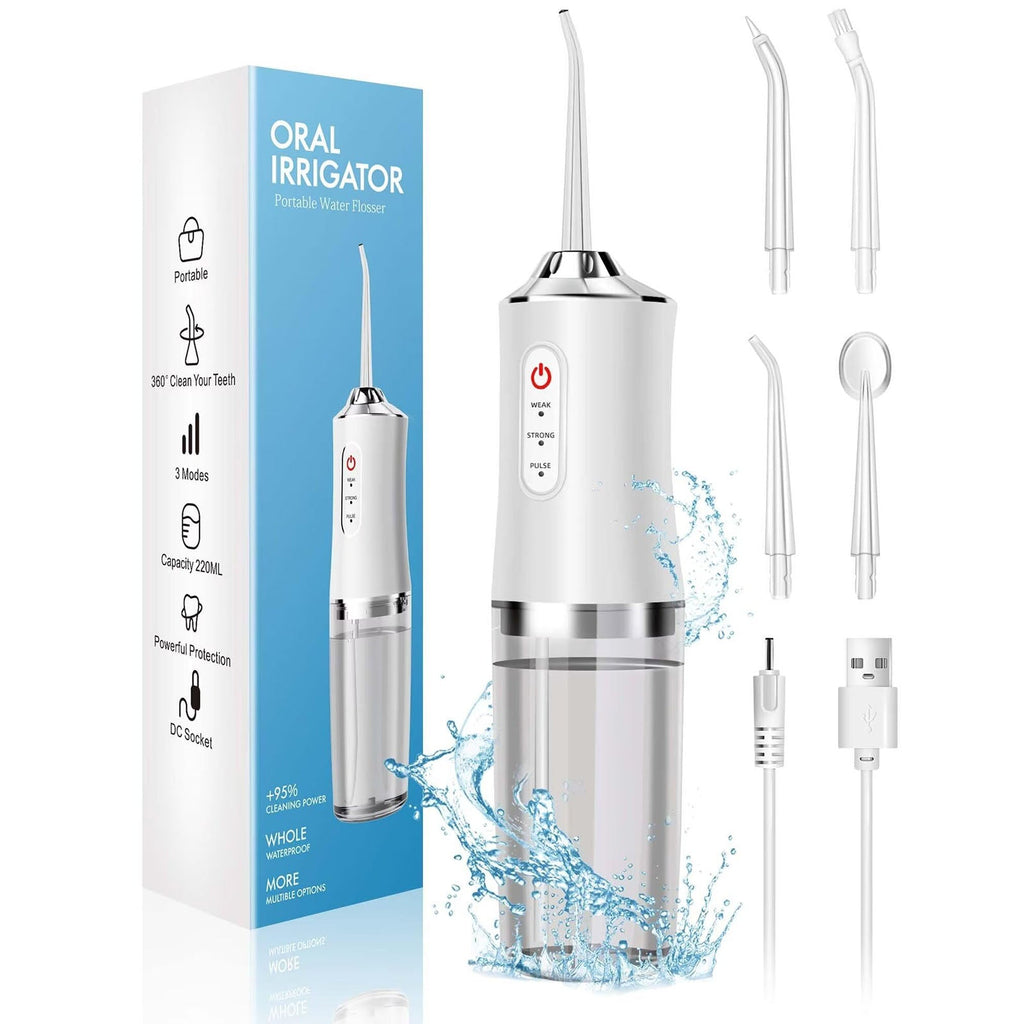 Irrigador dental inalámbrico portátil para limpieza profunda en casa