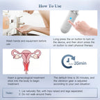 Varita de terapia de luz vibratoria para mujer con temporizador inteligente