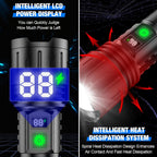 LumenForge 100000 Lumen Tactical Flashlight With 5000mAh Battery