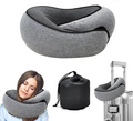Ergonomický cestovní polštář na krk z paměťové pěny pro lety a cesty autem